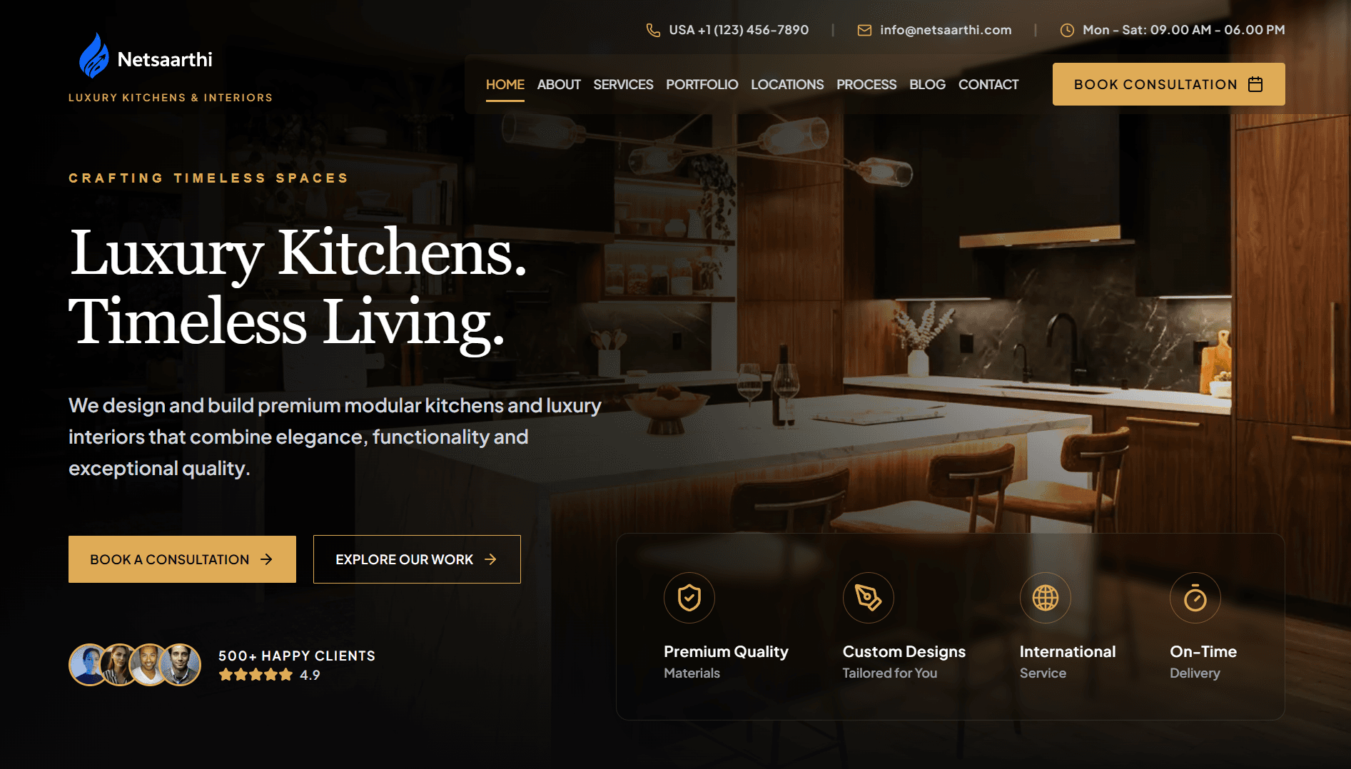 Luxury Kitchens. Timeless Living